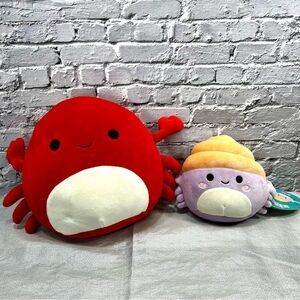 Squishmalllows Crabs Set of 2 - Carlos and Arco Stuffed Animals